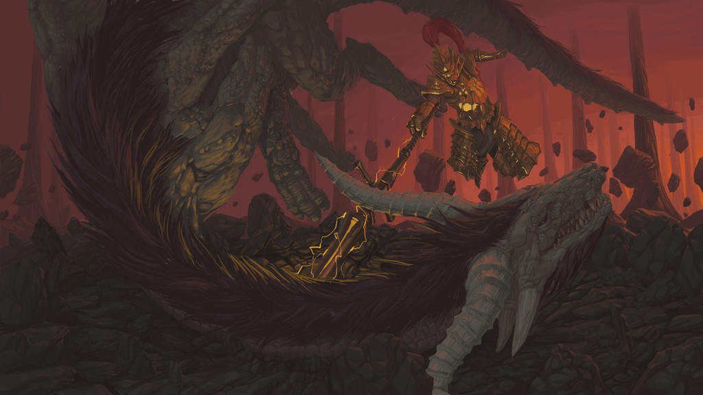 Dragon Slaying by potaski Dragon Slaying by potaski