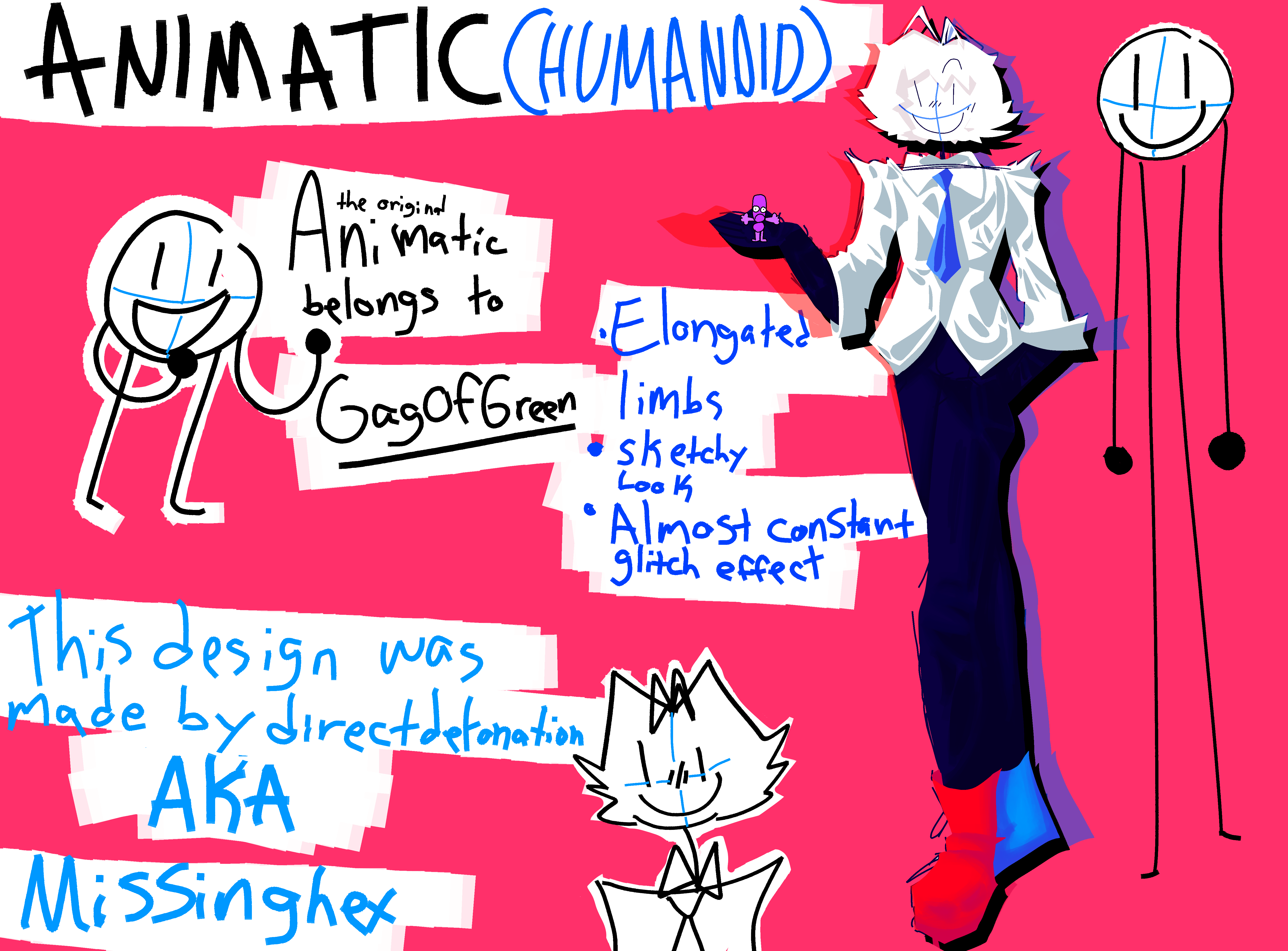 Animatic humanoid design by Missinghex1 on DeviantArt