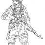 Soldier With AK-74