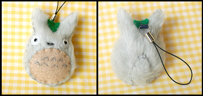 Chibi Totoro Keychain Plush