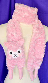 Cutie Alpaca Scarf - Rose