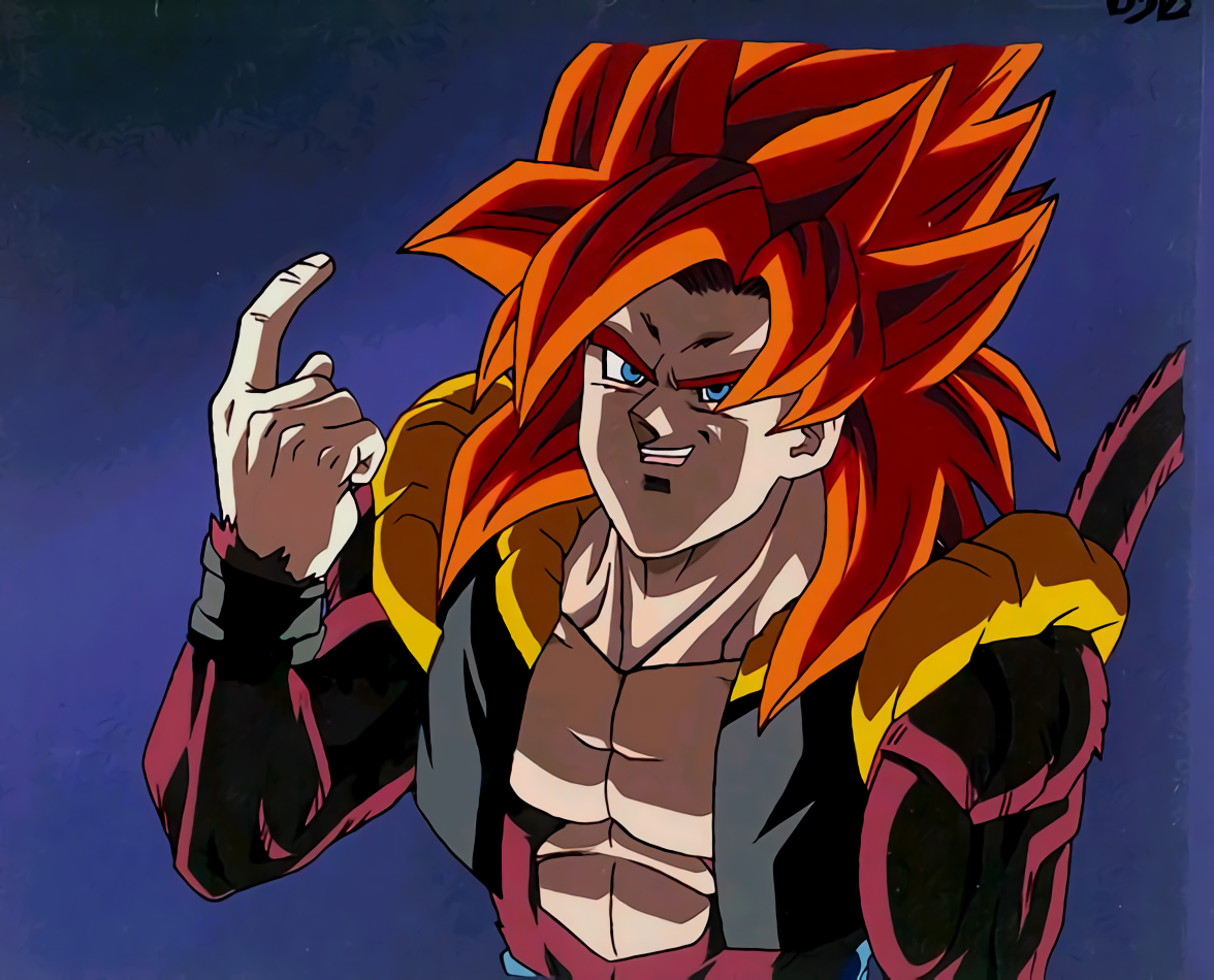 My first ever digital piece. Gogeta SSJ4 from Dragon Ball GT. : r