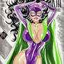Catwoman comic book sketch cover