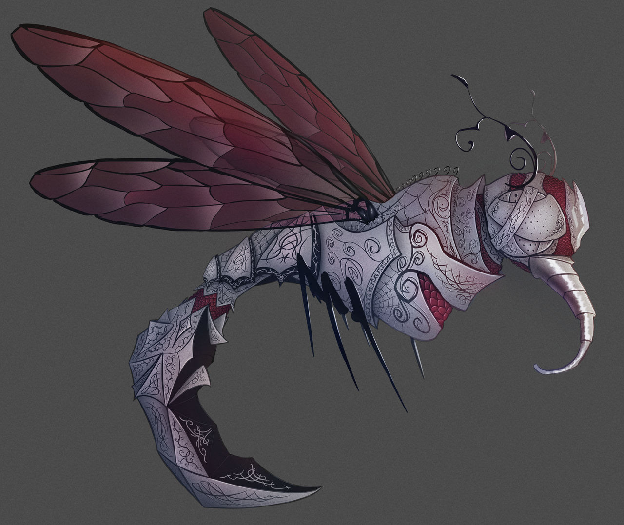 Knightly gothic insect by Deflot on DeviantArt Knightly gothic insect by Deflot on DeviantArt