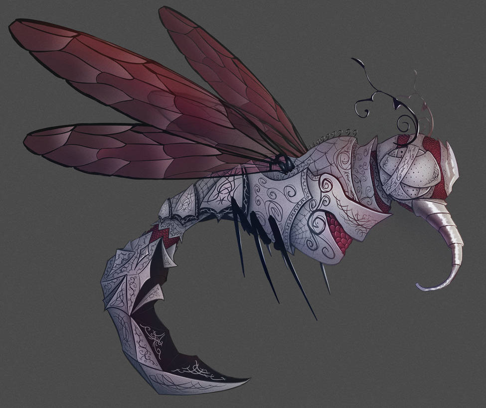 Knightly gothic insect by Deflot on DeviantArt