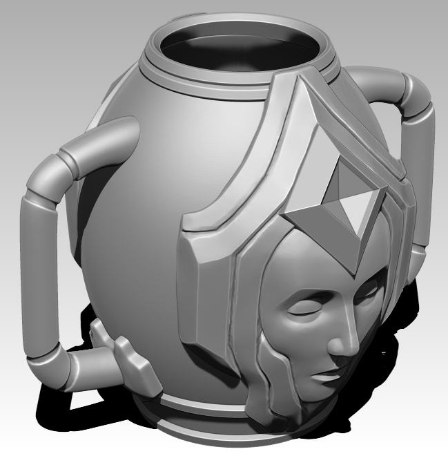 STL file Cosmic Invoker Illaoi 3D Model 🎲・Template to download and 3D  print・Cults