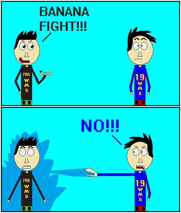 Asdfmovie: Banana Fight!! (COMIC) by GanendraE2class on DeviantArt