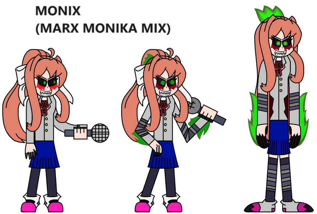 Monika (Marxie the Modder), Funkipedia Mods Wiki