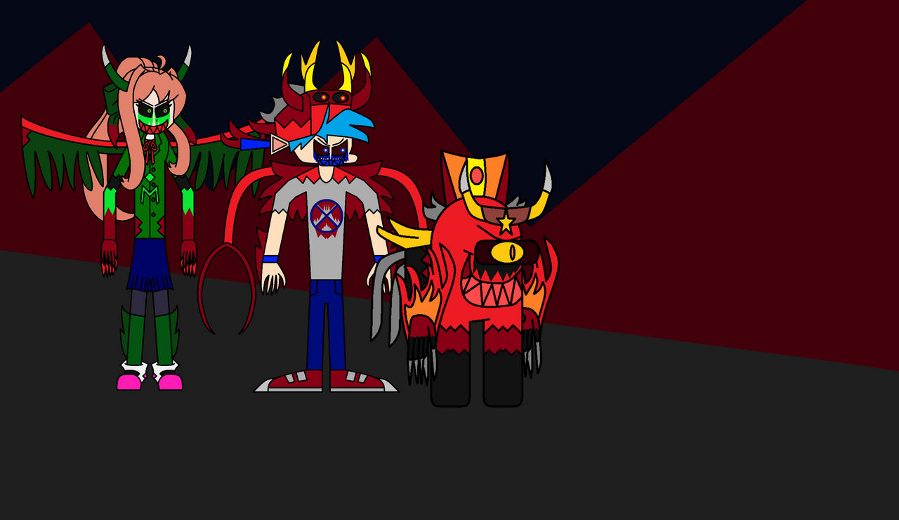 Nonuple Trouble DDLC FNF AMONG US Mix Collab 2. by GanendraE2class on ...