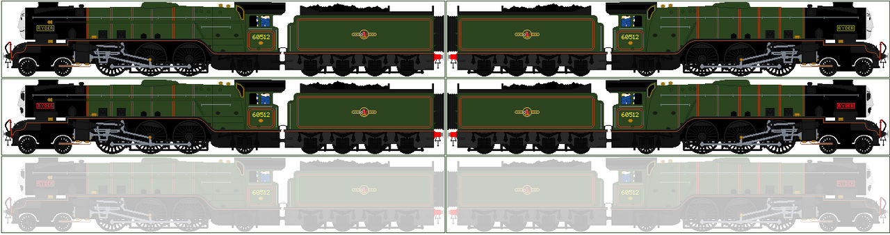 Ryder The LNER A2/2 Ghost Engine (My OC) by GanendraE2class on DeviantArt