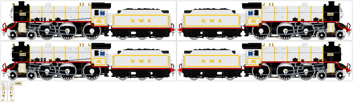 Bongo Class Steam Engine Lisa The LNER Thompson B1 Class. by GanendraE2class on DeviantArt