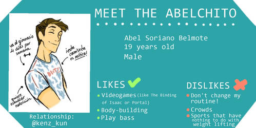 And MEET THE ABELCHITO(because he isn't an artist)