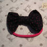 For Sale Polka dot bow hair tie