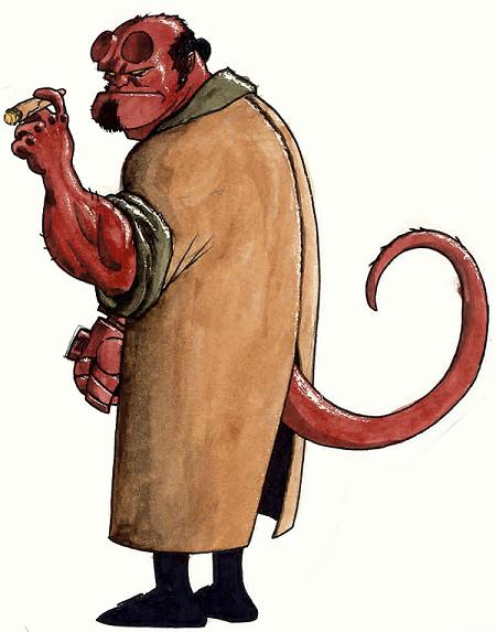 My First Stylized Hellboy