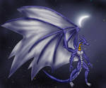 The Darkness Tales Species - Crescent moon Dragon by ArkaDarkArtist