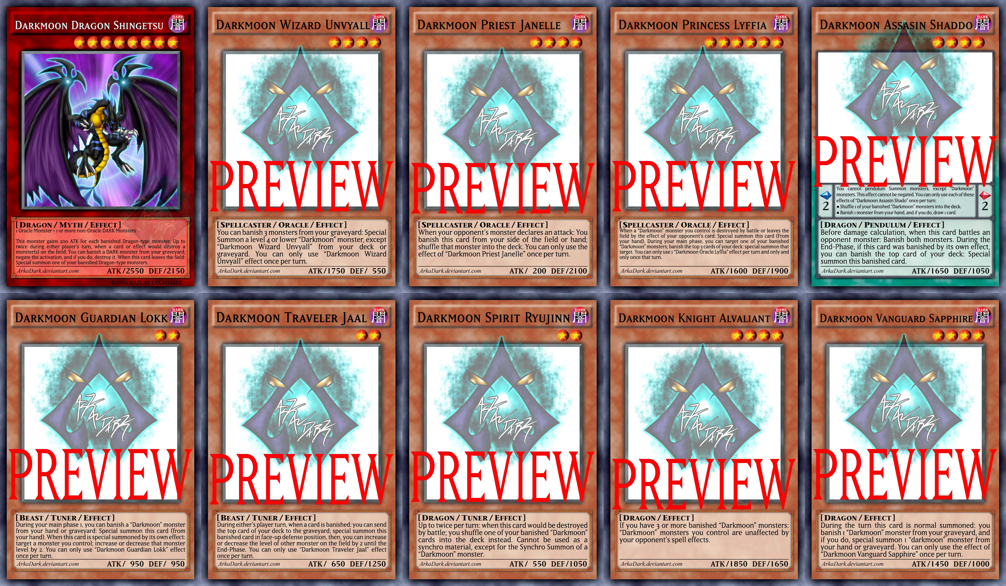 YGO! LD Darkmoon Cards 1/?