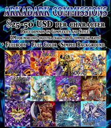 Commissions July 2021 - OPEN!! by ArkaDark