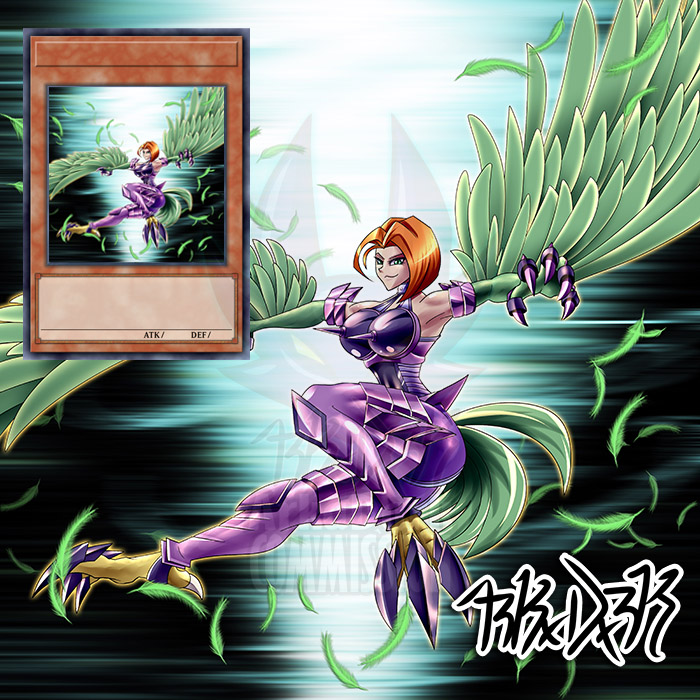 Carta Yu-Gi-Oh! Cyber Harpie Lady SBC2-ENH07 – Común, 1ª Edición, De Speed Duel: Battle City Finals