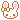 Bullet - Bunny (with bow) -