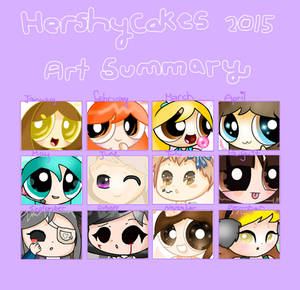 Hershycakes Art Summery of 2015!