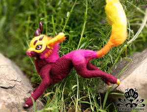 Soda the Minkin - Art Doll