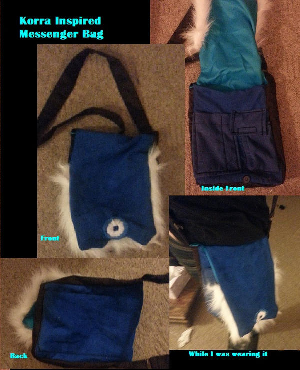 Handmade Korra Inspired Messenger Bag