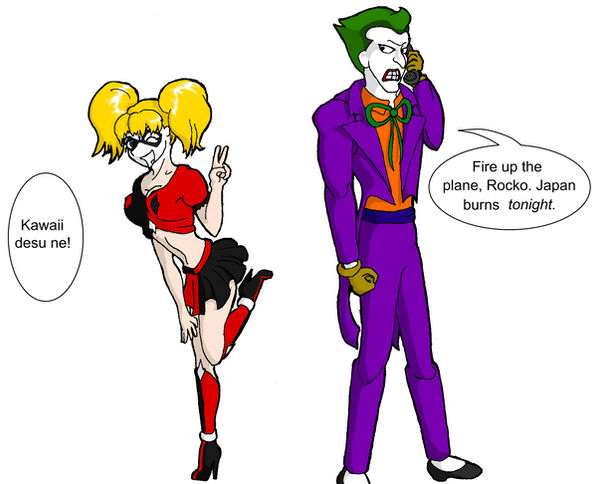 The Joker versus Anime