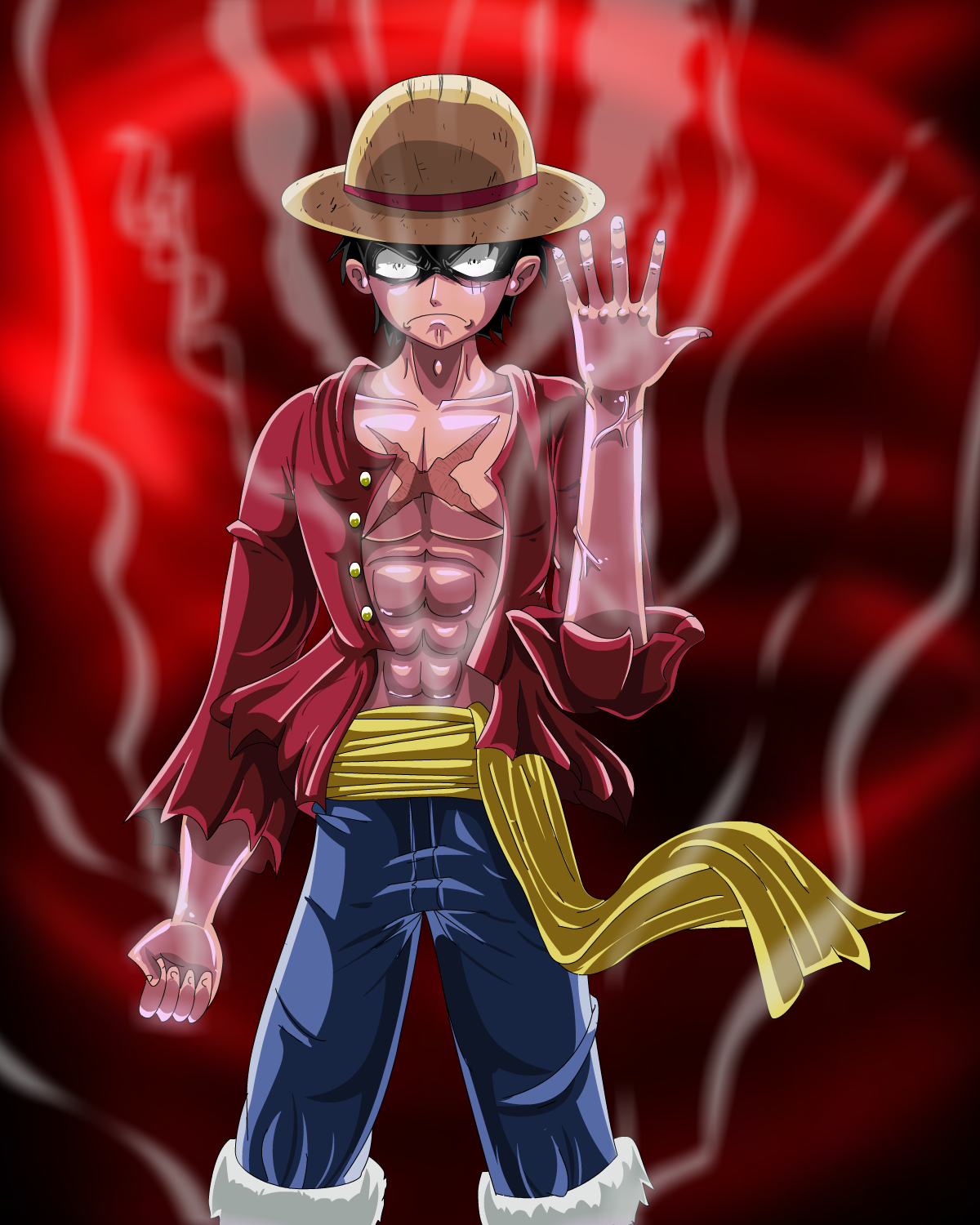 avatar luffy ngầu