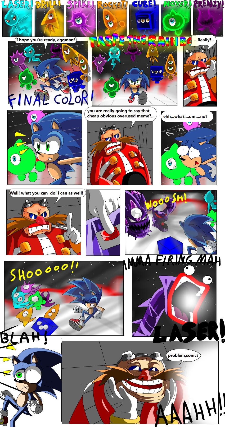 Sonic Colors vs Memes