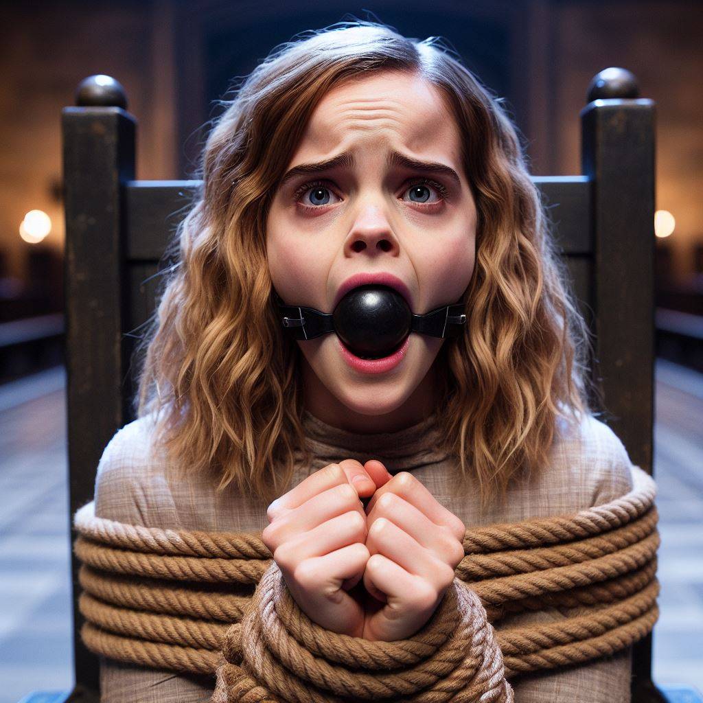 Hermione ballgagged by SeBoDude on DeviantArt