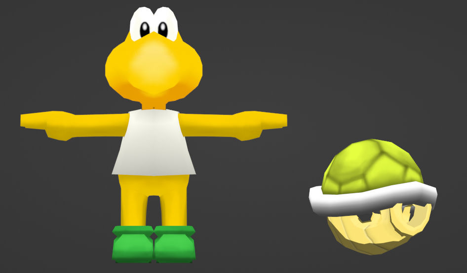 Koopa Troopa Sunshine Style by opensalami on DeviantArt