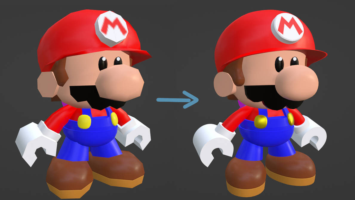 Mini Mario Model upgrade request showcase by opensalami on DeviantArt