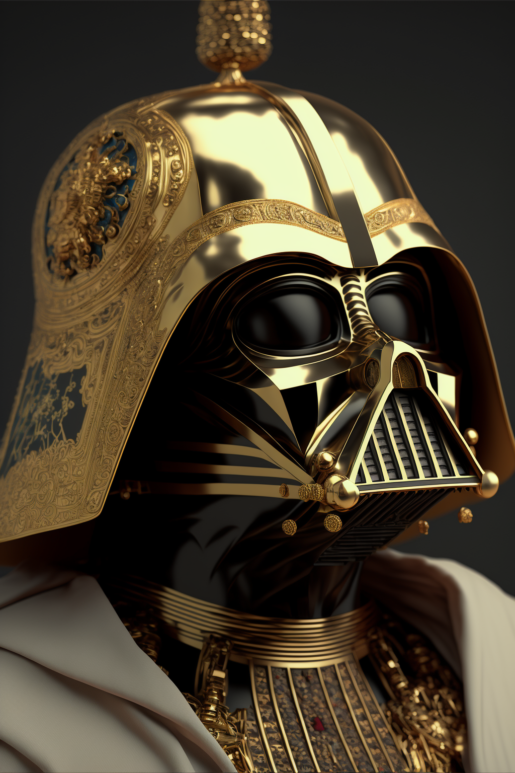 Gold Darth Vader realistic by NikotTroou on DeviantArt