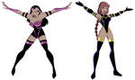 DCAU Dreamsong and Psionica by LordAmon12