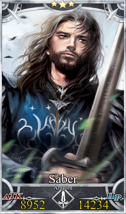 Fate Grand Order Card Aragorn Version 2 By Stoneificaunt On Deviantart Fate Grand Order Card Aragorn Version 2 By Stoneificaunt On Deviantart