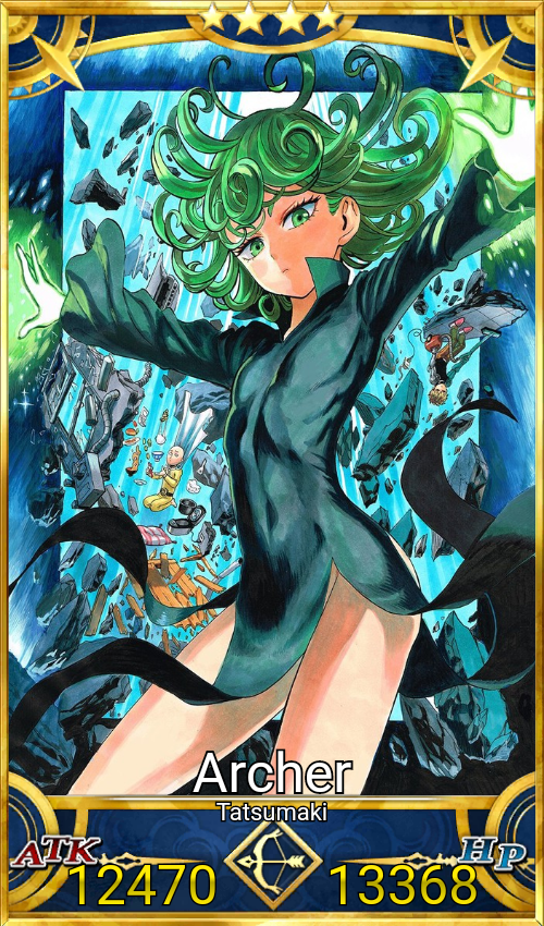 Fate Grand Order Card Tatsumaki By Stoneificaunt On Deviantart