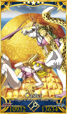Fate Grand order card Digger Sisters #1