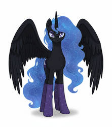 Nightmare Moon in socks