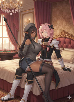 casual Olga Discordia X Astolfo