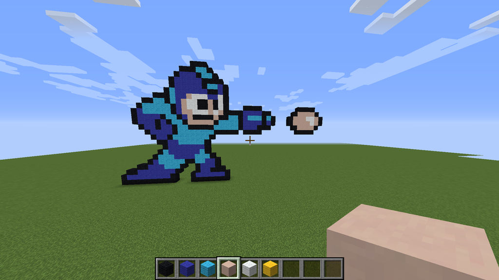 8 Bit Minecraft Draw Megaman 8-Bit Minecraft by TheShinningLeon on DeviantArt