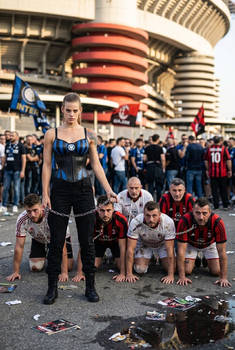 Rossoneri Boys Surrender To Goddess Letizia