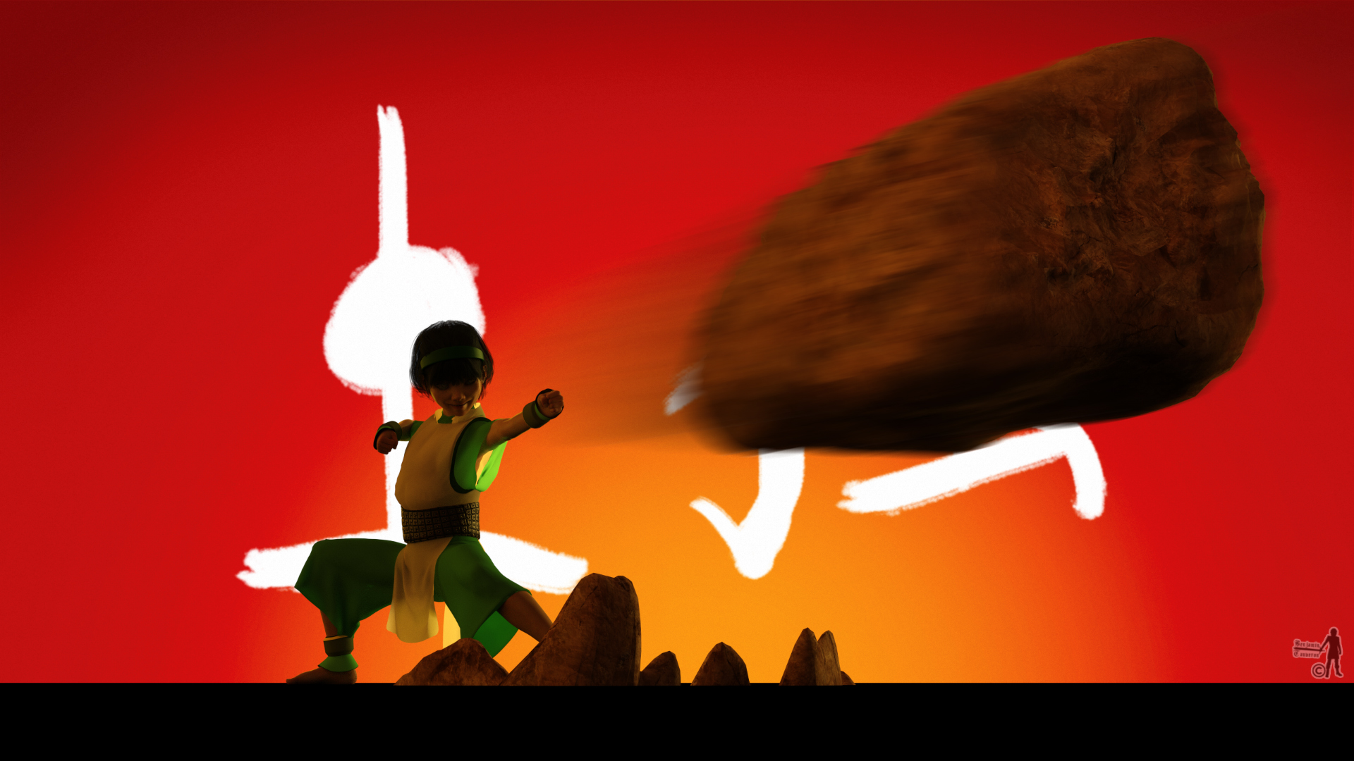 Earthbender Bench Earth Bender by Mekheke on DeviantArt
