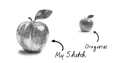 Apple sketch