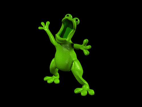 3D frog creation