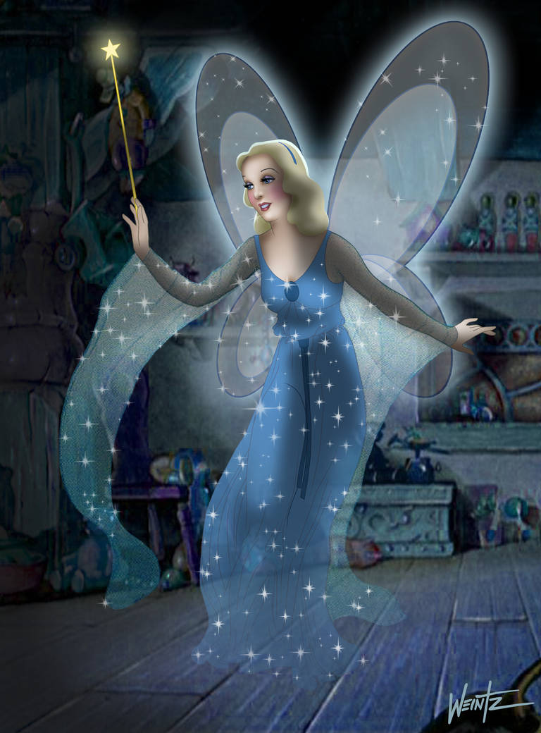 The Blue Fairy ala Tenggren by snowsowhite