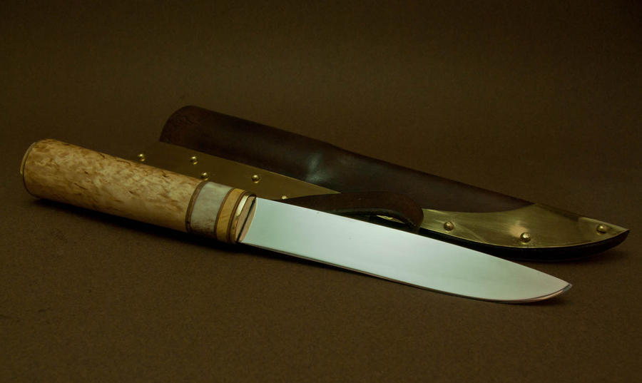 Shiny viking knife