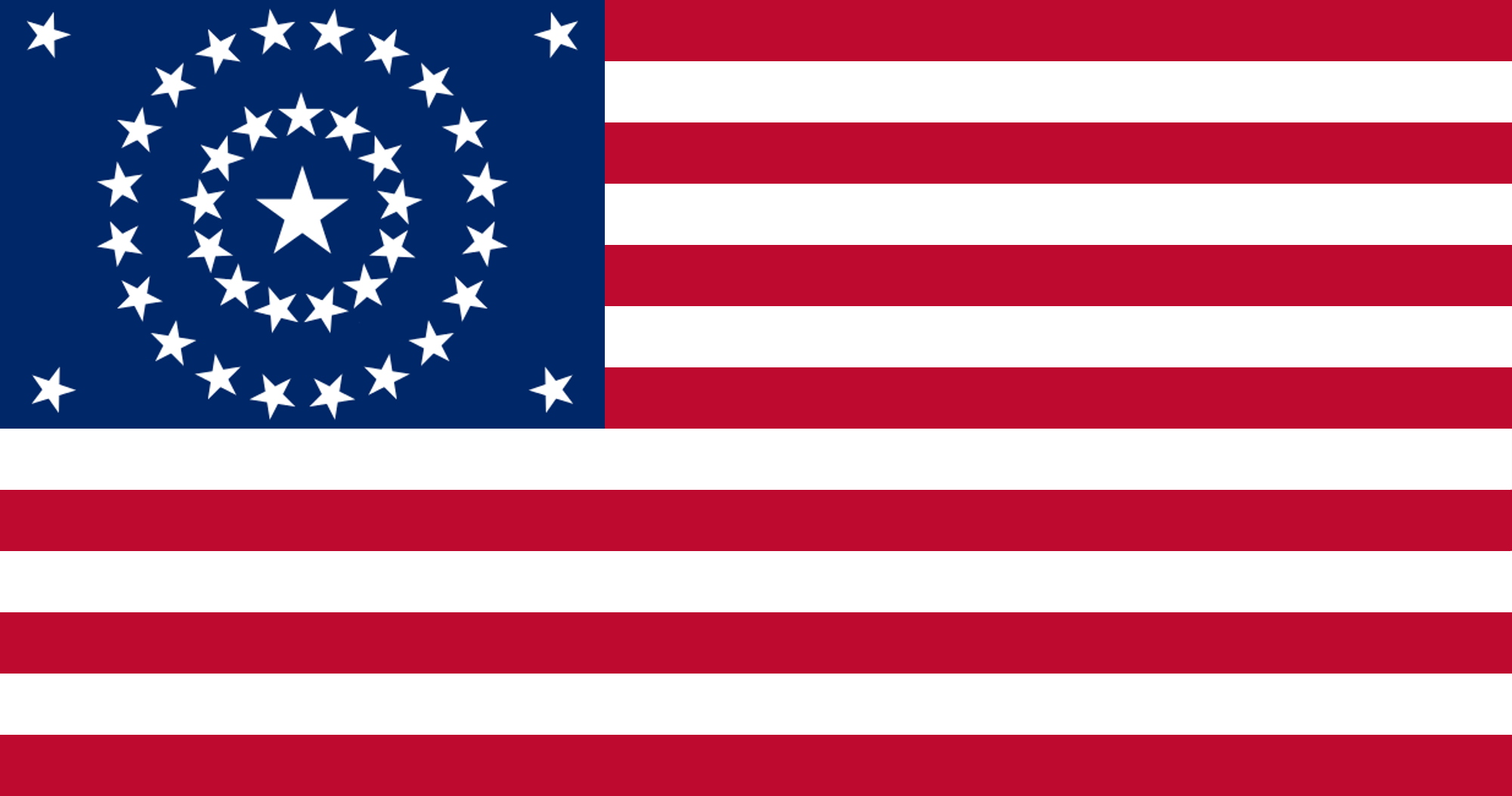 Alternate Flag Of United States 38 Stars V2 By Augustin Blot Lbps On