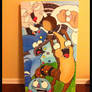 Regular Show Cornhole Board