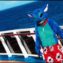 'Stitch' suit on a cruise