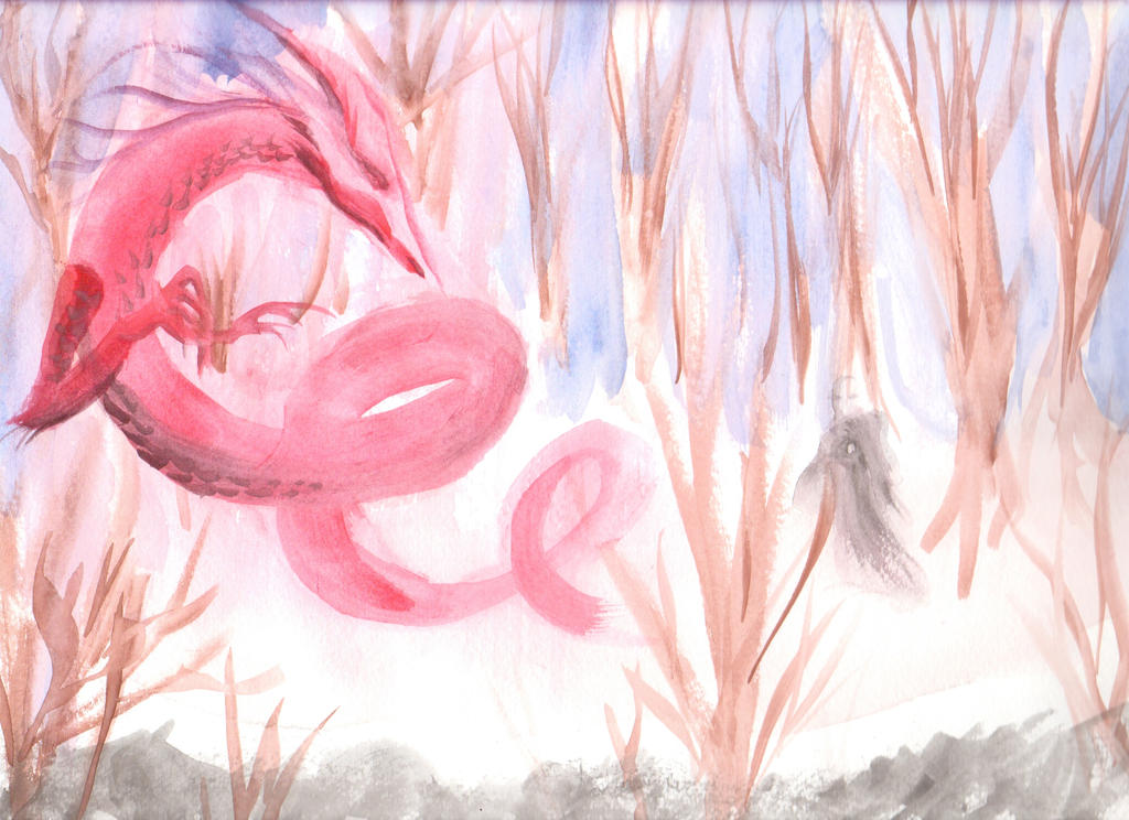 Art Therapy: Red Dragon